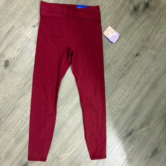 JoyLab Women's High-Rise Red 7/8 Leggings Size Small Moisture Wicking NWT - Picture 1 of 9